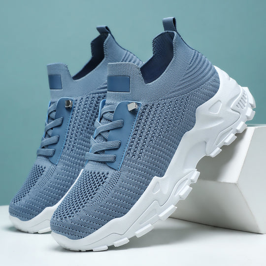 Damen Sportliche und atmungsaktive Sneakers mit elastischem Schnürsystem EB