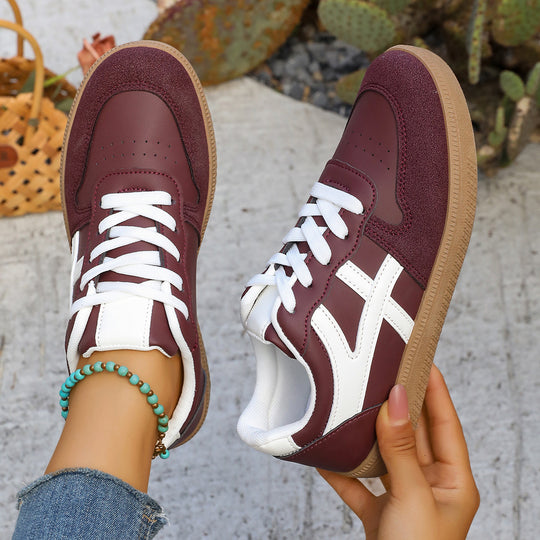 Damen Sneakers mit atmungsaktivem Obermaterial und rutschfester Sohle EB