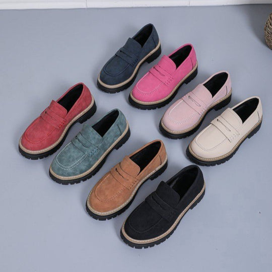 Damen Slipper im eleganten Mokassin-Stil mit rutschfester Profilsohle EB