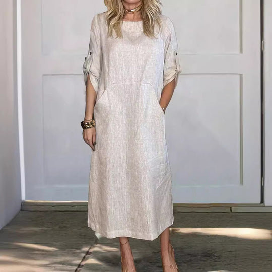 Damen Leichte Sommerkleid EB