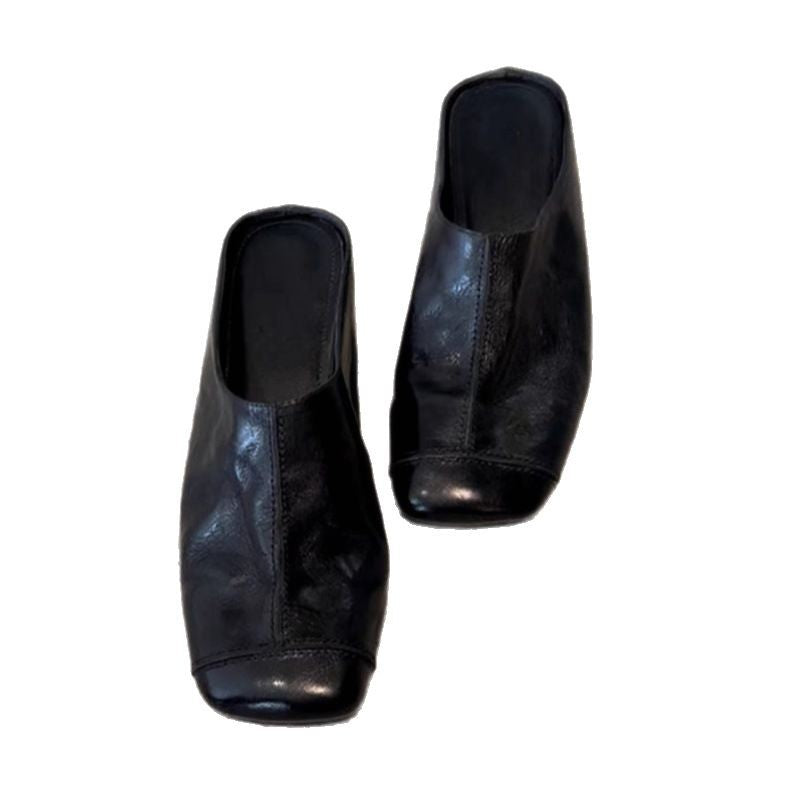 Damen Bequeme Clogs mit modischem Schnitt und weichem Leder EB