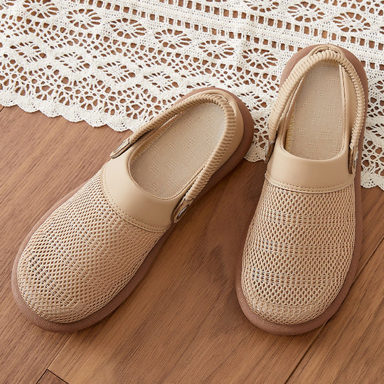 Damen Atmungsaktive Clogs mit flexiblem Riemen EB