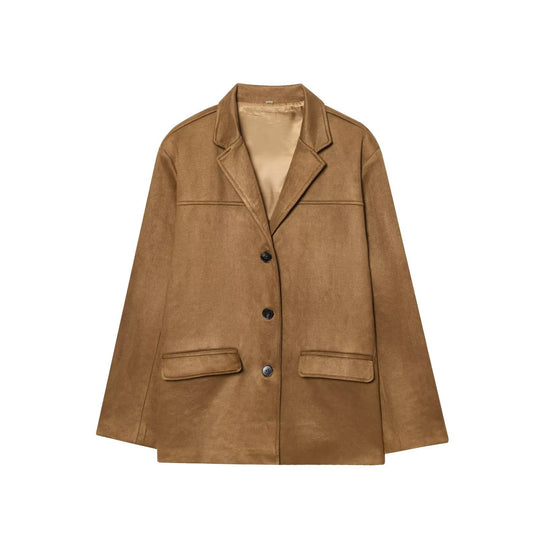 Damen eleganter und modischer Blazer mit praktischen Taschen EB