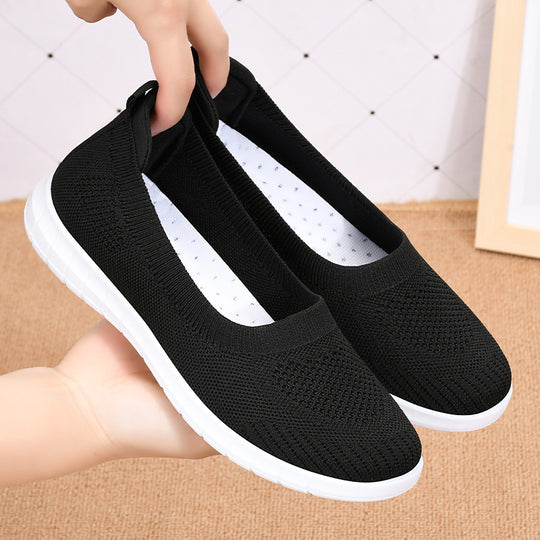 Damen Elastische Slip-On Freizeitschuhe EB