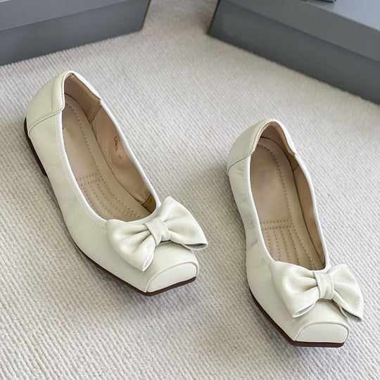 Damen Ballerinas mit elegantem Schleifen-Akzent EB