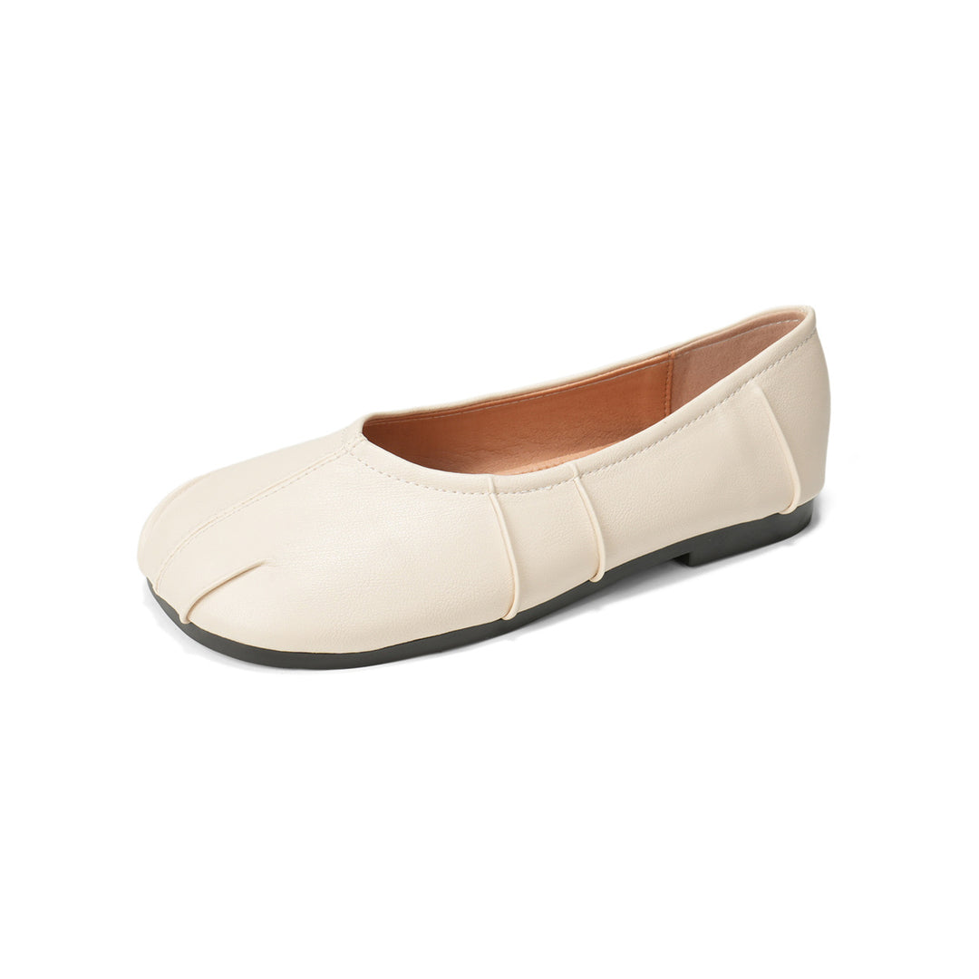 Damen Ballerinas mit einzigartigem Faltendesign EB