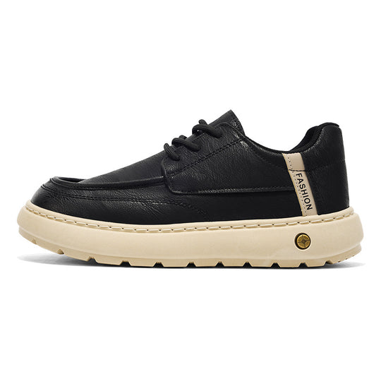 Damen Bequeme Sneaker mit modischem Lederdesign und rutschfester Sohle EB