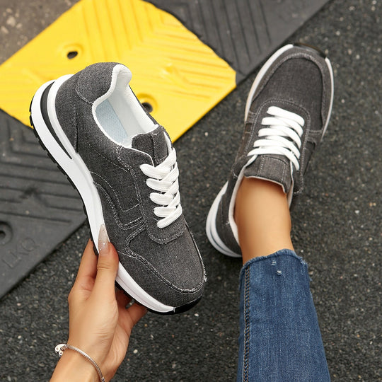Damen Freizeit-Sneaker mit atmungsaktivem Obermaterial und dämpfender Sohle EB