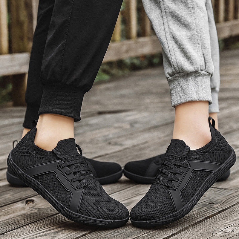 Herren nan urbaner Strick-Freizeit-Sneaker mit elastischem Schlupfschaft, thermoplastischer Seitenverstärkung und stoßdämpfender Leichtlaufsohle EB