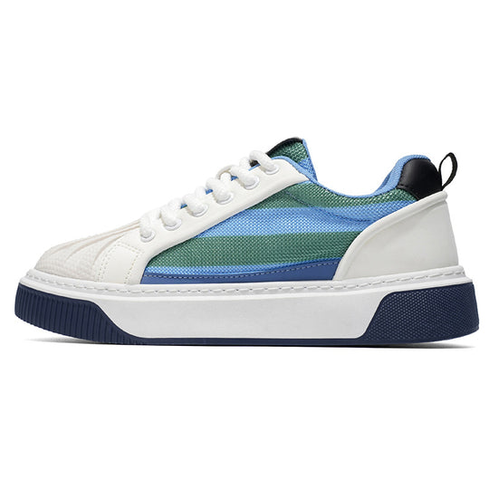 Damen Sportliche Sneakers mit stabiler Gummisohle und atmungsaktiver Mesh-Oberfläche Heidi Mode