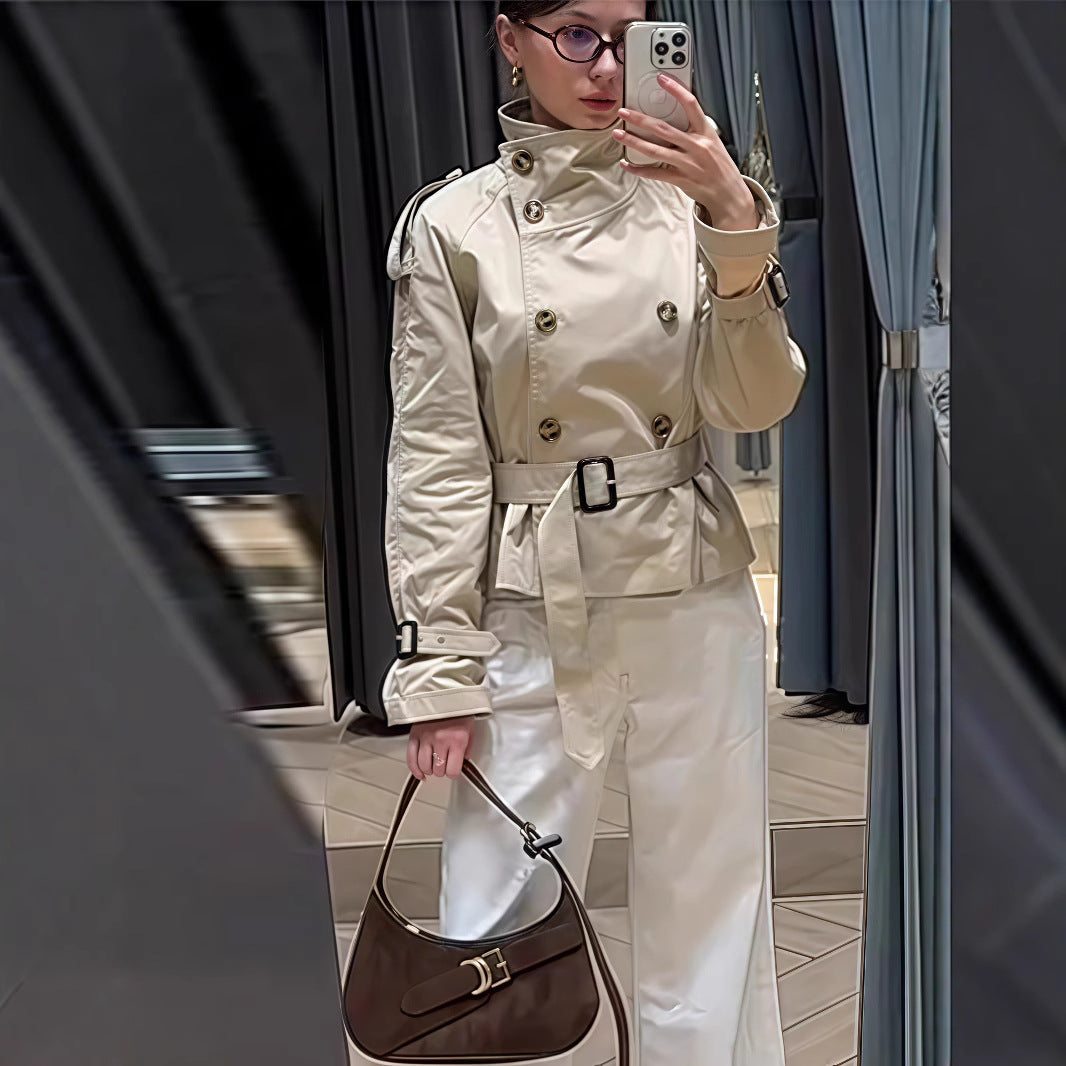 Damen Trenchcoat mit eleganten Details EB