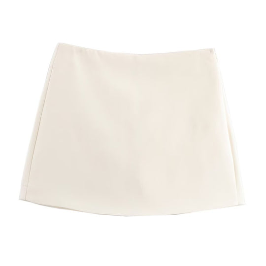 Damen modischer Minirock aus hochwertigem Gewebe mit elegantem Schnitt EB