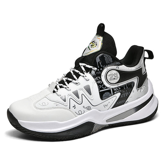 Damen Sportliche High-Top Basketball-Sneaker mit atmungsaktiver Mesh-Oberfläche und dämpfendem Fußbett EB