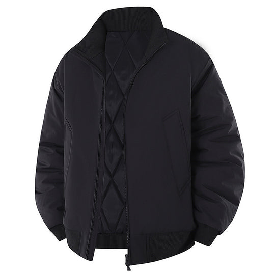 Herren modische Steppjacke mit hohem Kragen EB