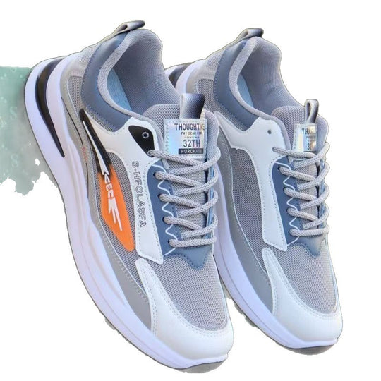 Damen Sportliche Sneakers mit atmungsaktiver Mesh-Oberfläche und stoßdämpfender Sohle EB