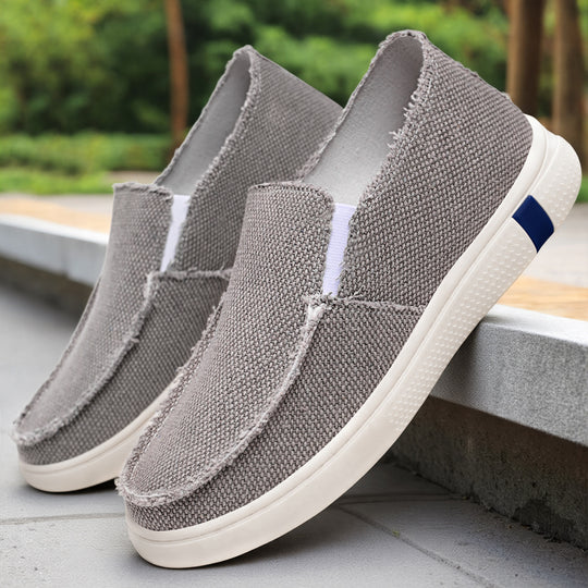 Damen Bequeme Slip-On Sneakers mit modischem Denim-Design EB