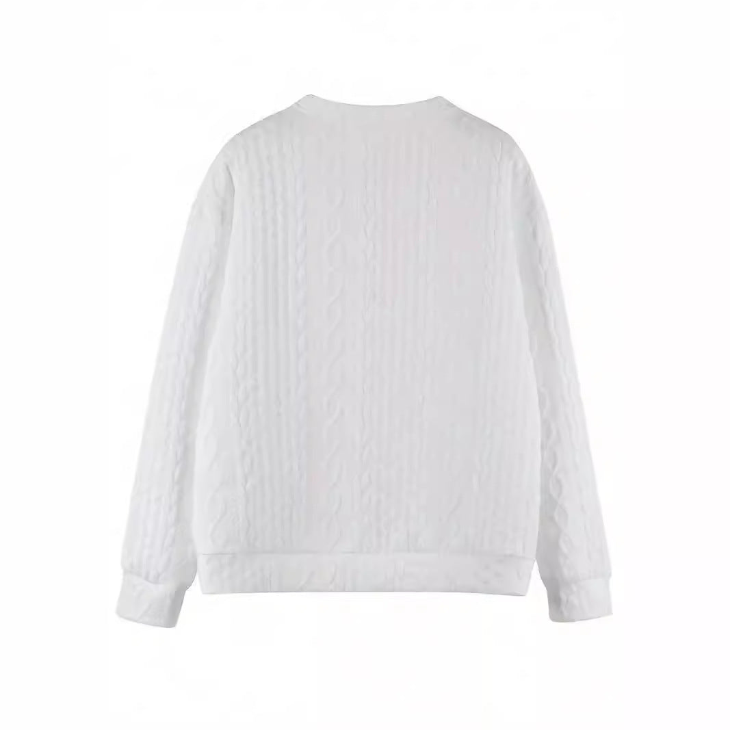 Damen Statement-Strickpullover mit strukturiertem Design EB