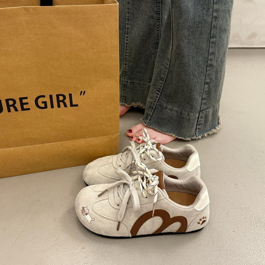 Damen Sportliche Sneakers mit kreativen Akzenten und weichem Obermaterial EB