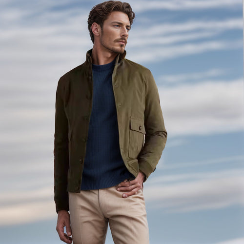 Herren robuste Utility-Jacke mit praktischen Taschen EB