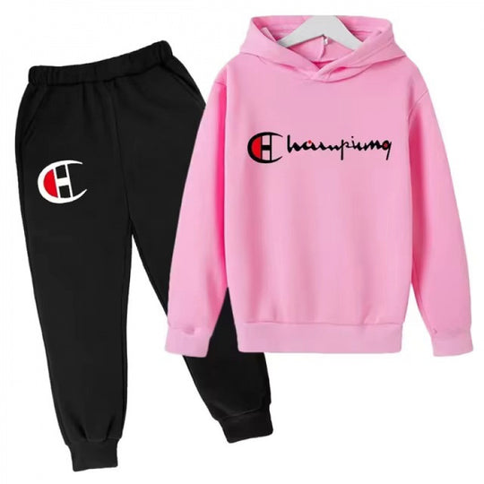 Unisex nan Kapuzenpullover mit Jogginghose Freizeitset EB