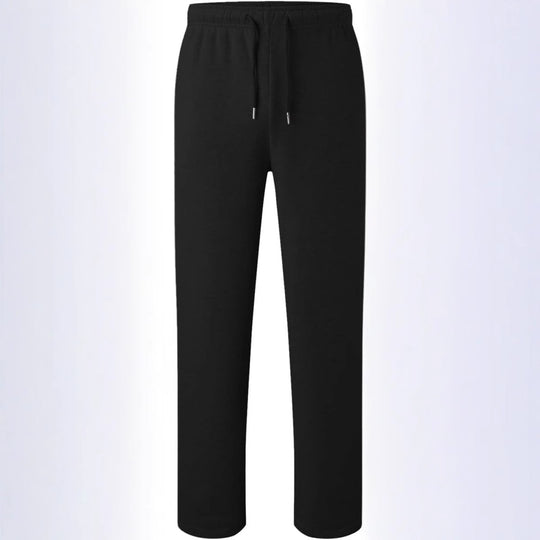 Damen nan weite High‑Waist Palazzo-Loungehose mit elastischem Komfortbund, Kordelzug und seitlichen Eingrifftaschen EB