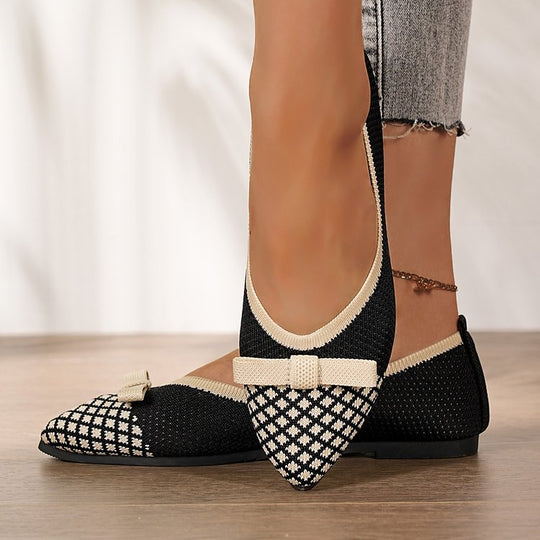 Damen Atmungsaktive und modische Slip-On Ballerinas EB