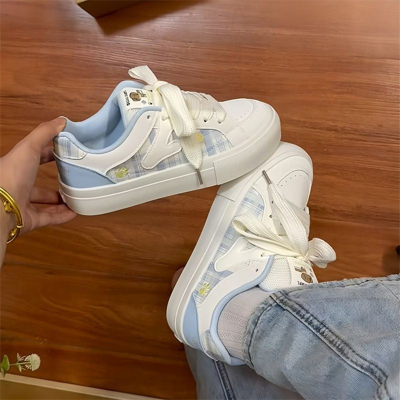 Damen Sportliche Sneakers mit verspieltem Tiermotiv und komfortabler Polsterung EB