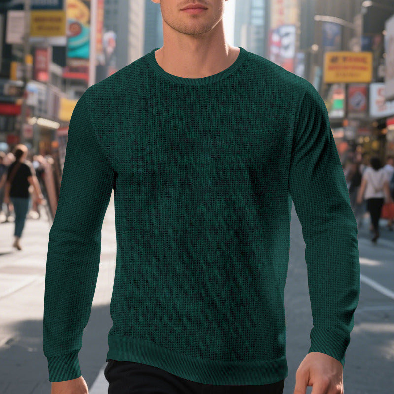 Herren hochwertiger Langarmpullover EB