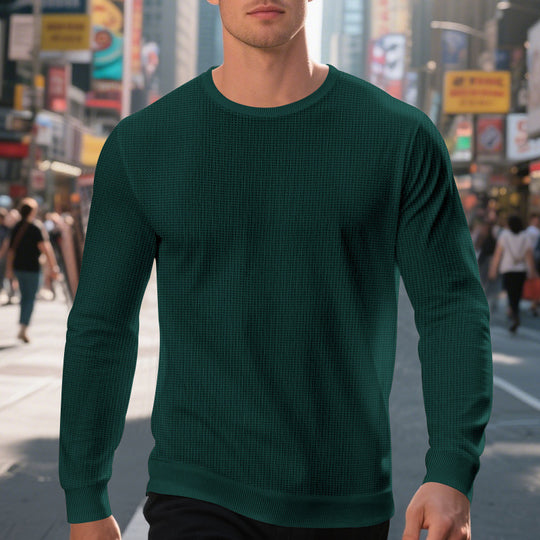 Herren hochwertiger Langarmpullover EB