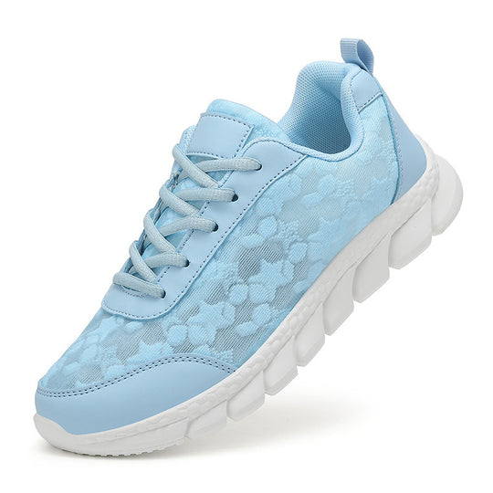 Damen Atmungsaktive Freizeitsneakers mit modischem Mesh-Obermaterial EB