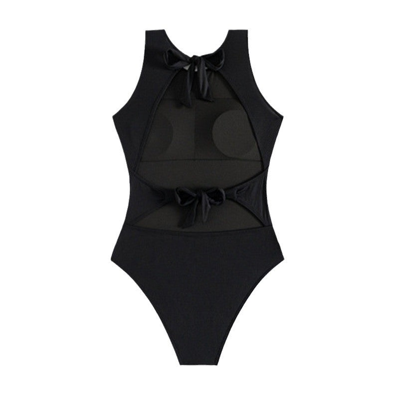Damen Hochgeschlossener Badeanzug mit elegantem Design EB