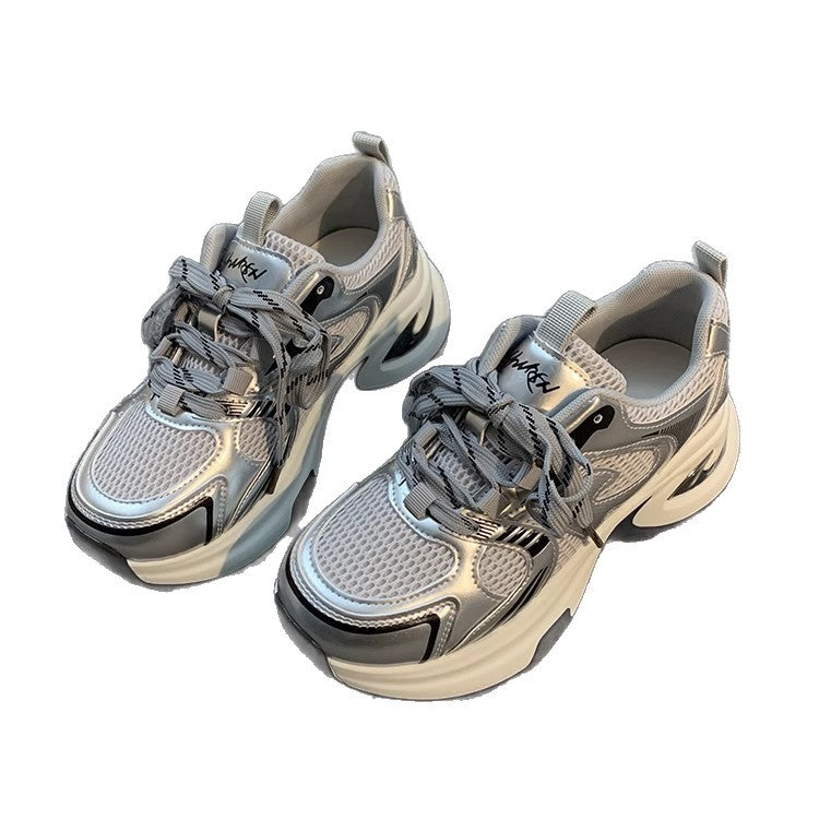 Damen Atmungsaktive Sport-Sneaker mit stoßdämpfender Sohle EB