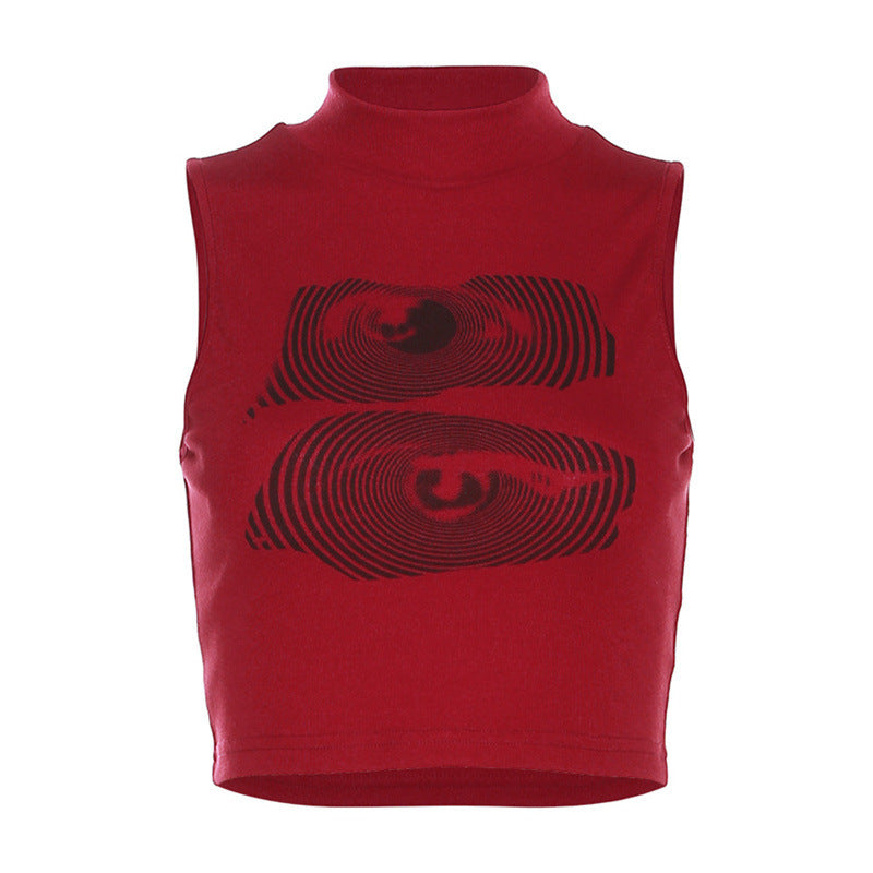 Damen Sportliches Crop-Top EB