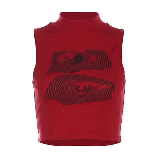 Damen Sportliches Crop-Top EB