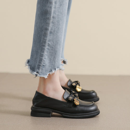 Damen Loafer mit elegantem Schleifen-Detail und bequemem Fußbett EB