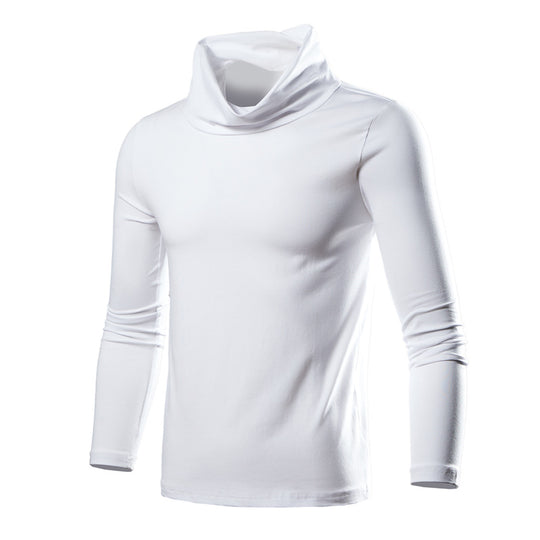 Herren elegantes Langarmshirt mit modischem Kragen EB