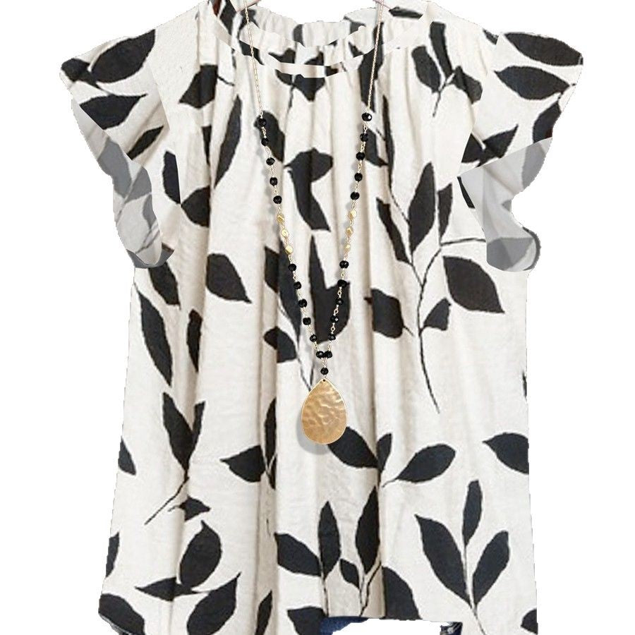 Damen Bluse mit floralem Design EB