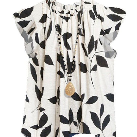 Damen Bluse mit floralem Design EB