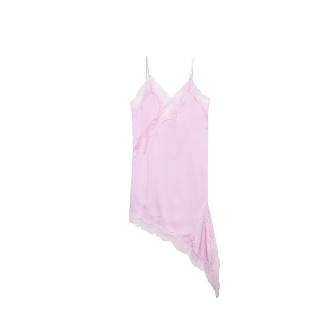 Damen asymmetrisches Spaghetti-Top EB