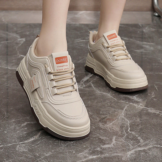 Damen modische Sneakers mit stoßdämpfendem Sohlenprofil und atmungsaktivem Obermaterial EB