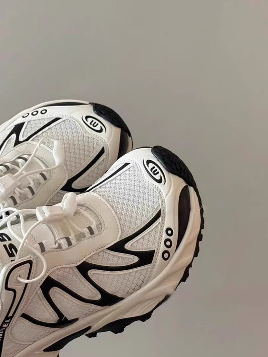 Damen modische Laufschuhe mit stoßdämpfender Sohle und atmungsaktivem Obermaterial EB