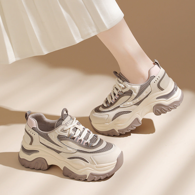 Damen Chunky Lauf-Sneaker mit hochdämpfender Sohle und atmungsaktivem Obermaterial EB