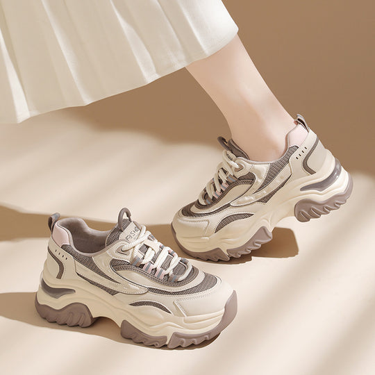 Damen Chunky Lauf-Sneaker mit hochdämpfender Sohle und atmungsaktivem Obermaterial EB
