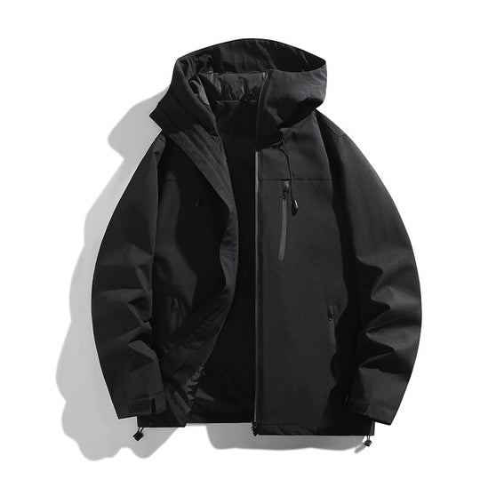 Damen technische Allwetterjacke mit vielseitigem Kapuzendesign und verstellbaren Belüftungsöffnungen EB