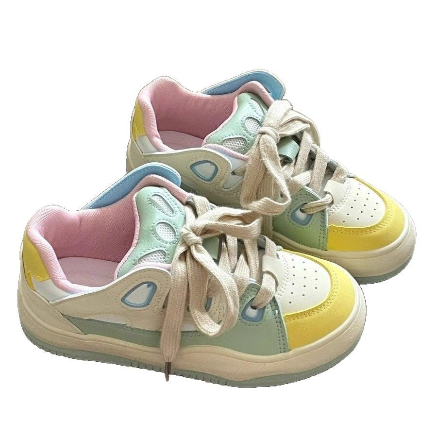 Damen Modische Sneakers mit atmungsaktiven Einsätzen und bequemer Dämpfung EB