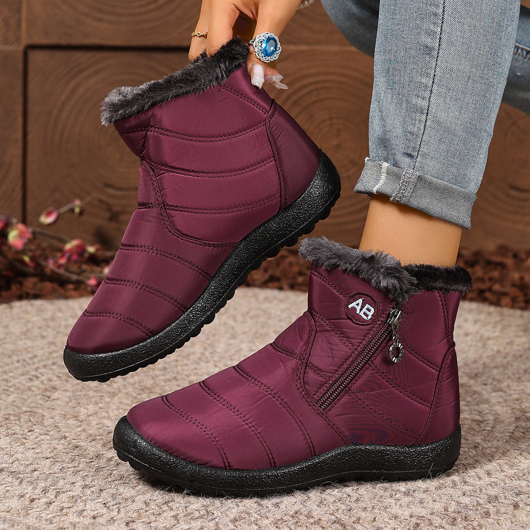 Damen Winterboots mit innerer Isolation und wasserabweisendem Obermaterial EB