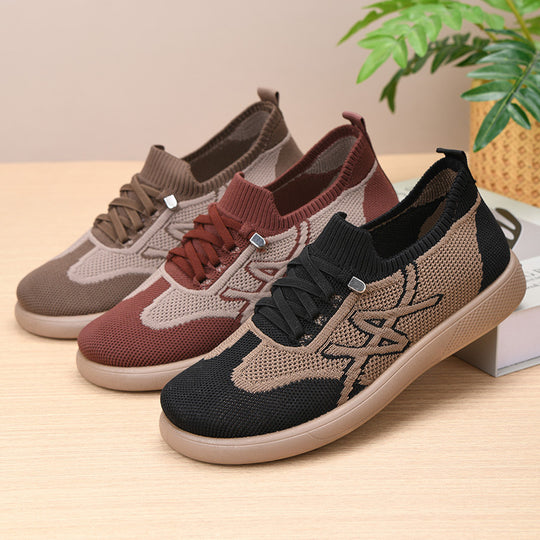 Damen Freizeit Sneaker mit elastischem Einschlupf EB