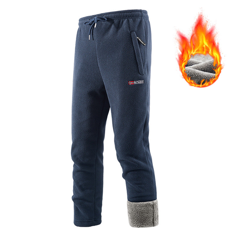 Herren Thermo‑Fleecehose mit hochfloriger Sherpa‑Innenfütterung und Reißverschlusstaschen EB
