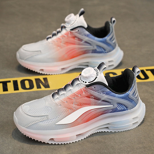 Damen Sportliche Luftpolster Sneaker mit innovativem Schnellschnürsystem EB