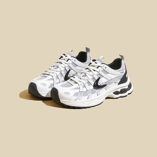 Damen Bequeme Sport-Sneaker mit atmungsaktiver Mesh-Oberfläche und dämpfender Sohle EB